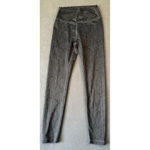 Anthropologie Allfenix Women's Blue Snake Python Leggings Size‎ Medium
